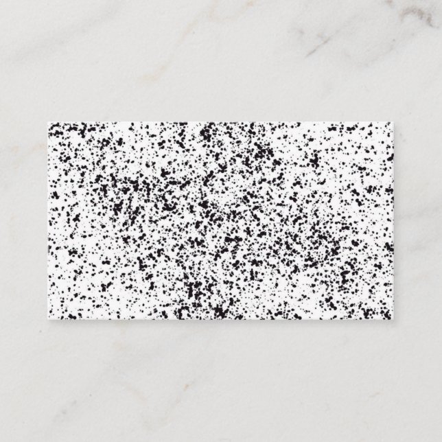Dalmatian Print Design Business Cards (Front)
