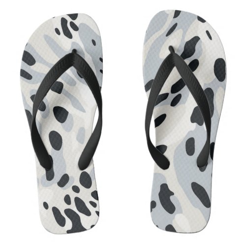 Dalmatian Print Flip Flops