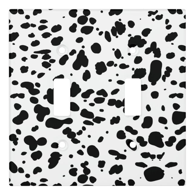 Dalmatian Print Light Switch Cover (Front)
