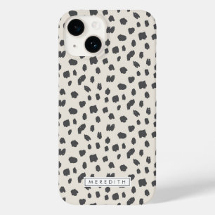 Dalmatian Print Name Case-Mate iPhone Case
