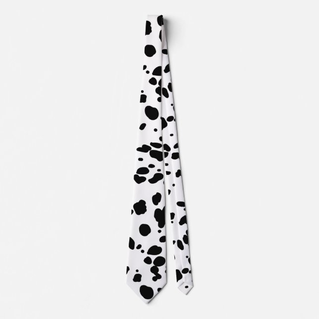 Dalmatian Print Neck Tie (Front)