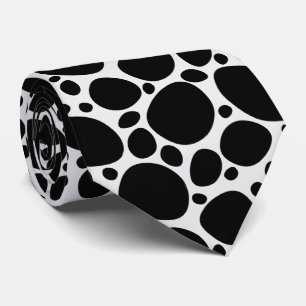 Dalmatian Print neck tie