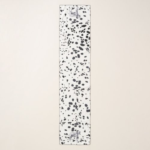 Dalmatian print   scarf