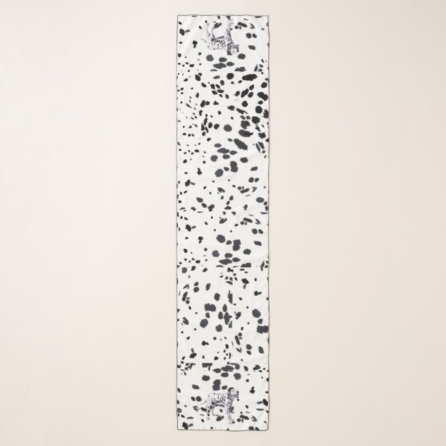 Dalmatian print   scarf (Front)