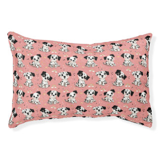 Dalmatian Pup Pattern Pet Bed