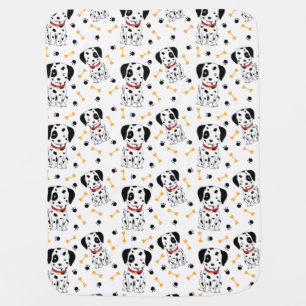 Dalmatian Puppies Baby Blanket