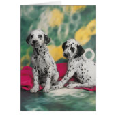 Dalmatian Puppies Cards (Front)