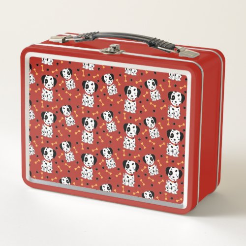 Dalmatian Puppies  Metal Lunch Box