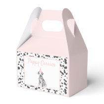 Dalmatian puppy adoption Birthday party carrier Favor Boxes