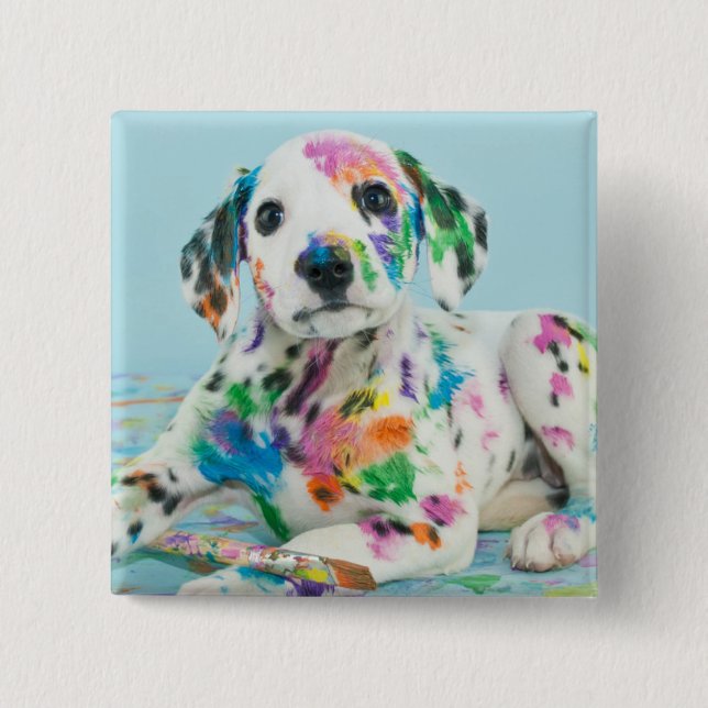 Dalmatian Puppy Button (Front)