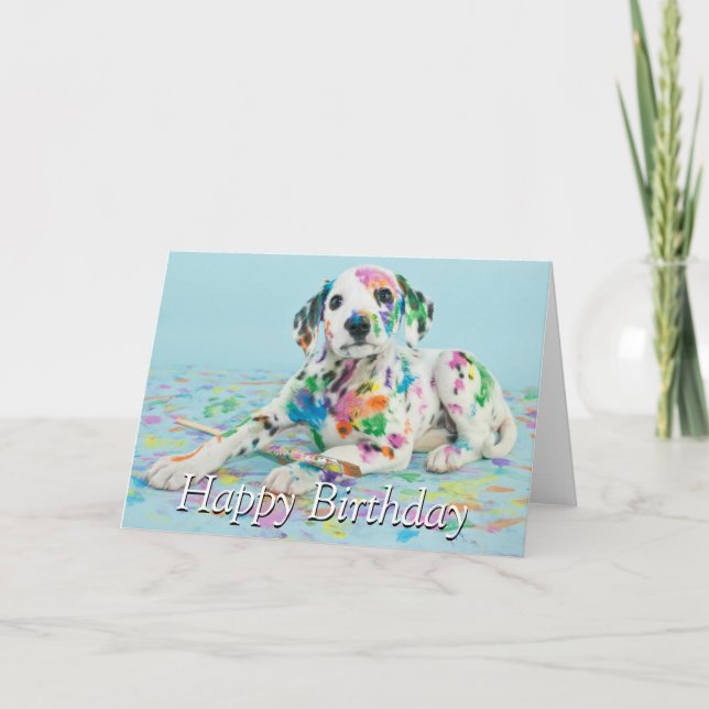 Dalmatian Puppy Card (Front)
