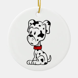 Dalmatian Puppy Ceramic Ornament