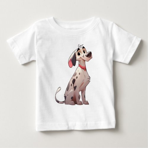  Dalmatian puppy design Baby T_Shirt