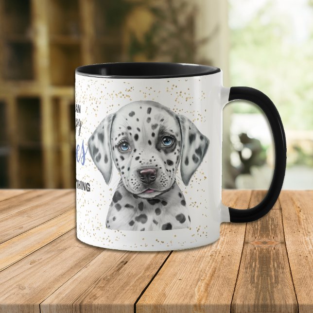 Dalmatian Puppy Dog Kisses Fix Everything Mug (Creator Uploaded)