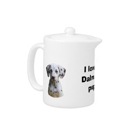 Dalmatian Puppy Dog Photo Teapot