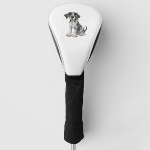 Dalmatian Puppy Dog Premium Scoop Golf Head Cover