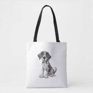 Dalmatian Puppy Dog Premium Scoop Tote Bag