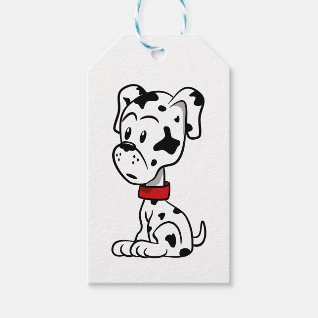 Dalmatian Puppy Gift Tags (Front)
