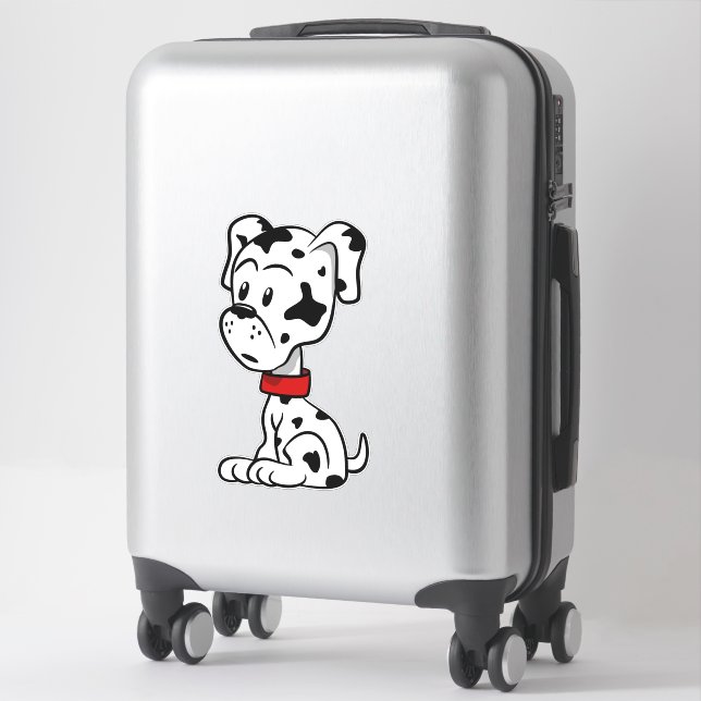 Dalmatian Puppy Sticker (Suitcase)