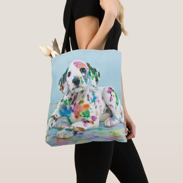 Dalmatian Puppy Tote Bag (Close Up)
