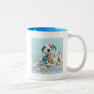 Dalmatian Puppy Two-Tone Coffee Mug