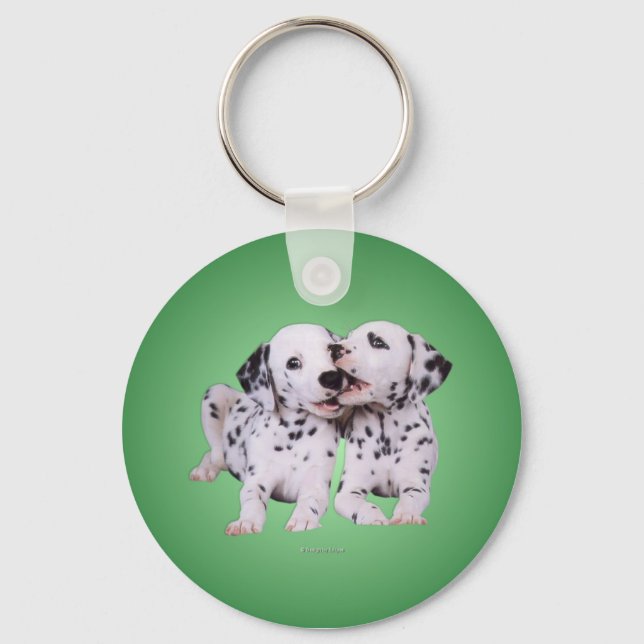 Dalmatian pups keychain (Front)