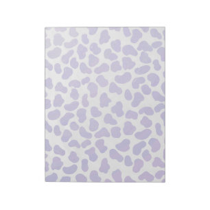 Dalmatian Purple and White Print Notepad