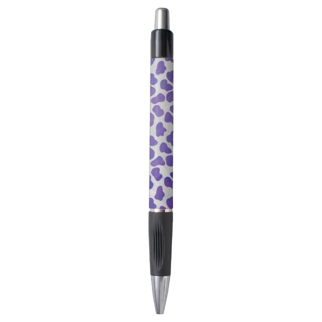 Dalmatian Purple and White Print Pen (Front Vertical)