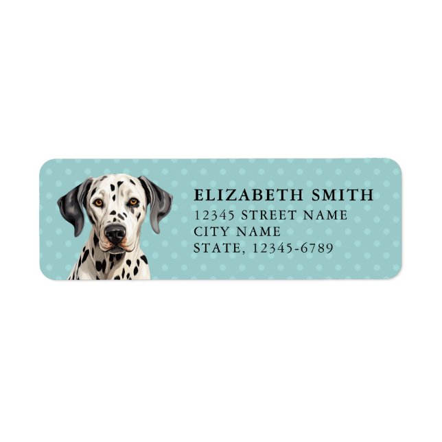 Dalmatian Return Address Label (Front)