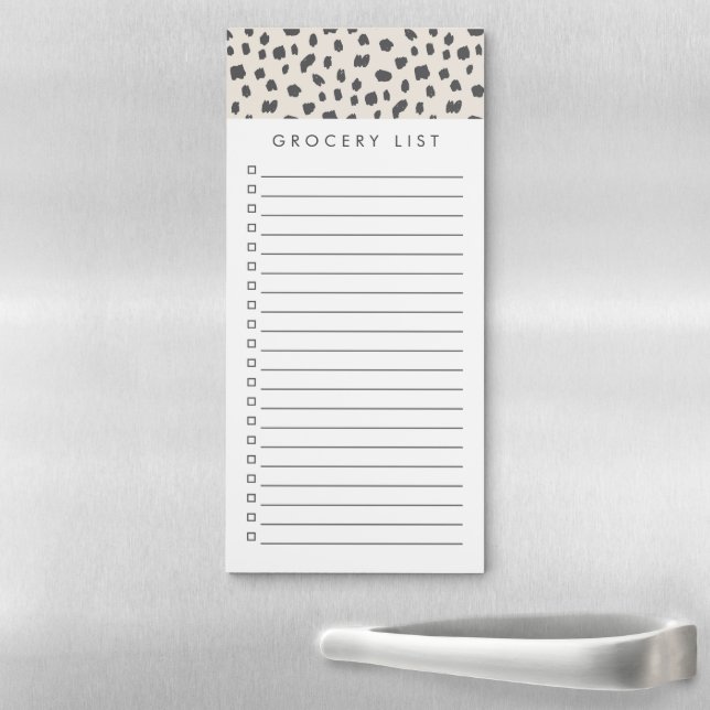 Dalmatian Shopping To-Do List Magnetic Notepad (In Situ)