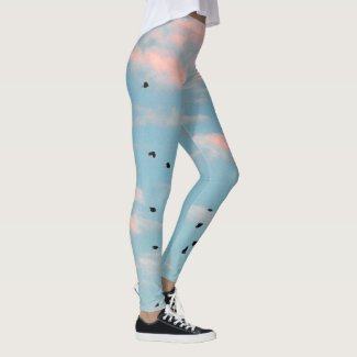 Dalmatian Sky Print Leggings