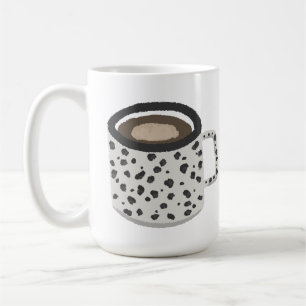 Dalmatian Spot Pattern Coffee Lover Gift Mug