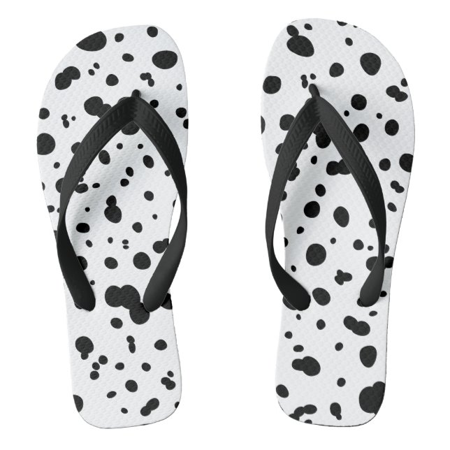 Dalmatian spot pressure flip flops (Footbed)