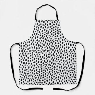 Dalmatian Spots (black/white) Apron