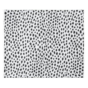 Dalmatian Spots (black/white) Duvet Cover