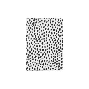 Dalmatian Spots (black/white) Passport Holder