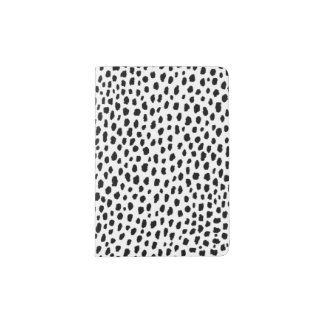 Dalmatian Spots (black/white) Passport Holder