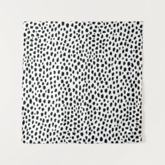 Dalmatian Spots (black/white) Tapestry