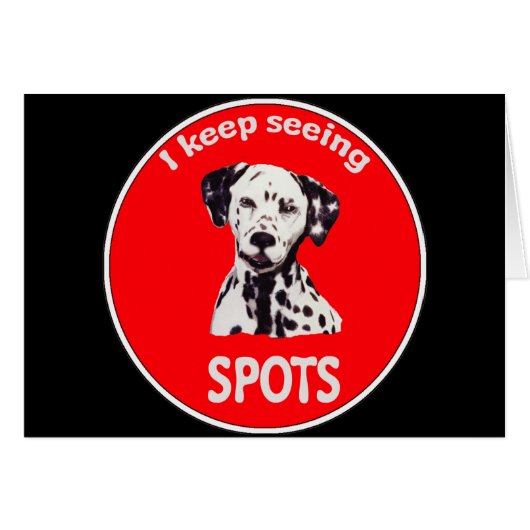 Dalmatian Spots Cards (Front Horizontal)