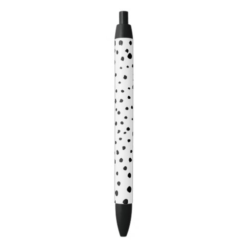 Dalmatian Spots Dalmatian Dots Black and White Black Ink Pen