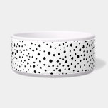 Dalmatian Spots, Dalmatian Dots, Black and White Bowl<br><div class="desc">Cute,  fun and adorable dalmatian spots pattern in black and white color. Modern and trendy gift,  perfect for dalmatian lover in your life.</div>