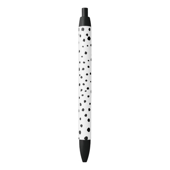 Dalmatian Spots, Dalmatian Dots, Black and White Pen (Front Vertical)
