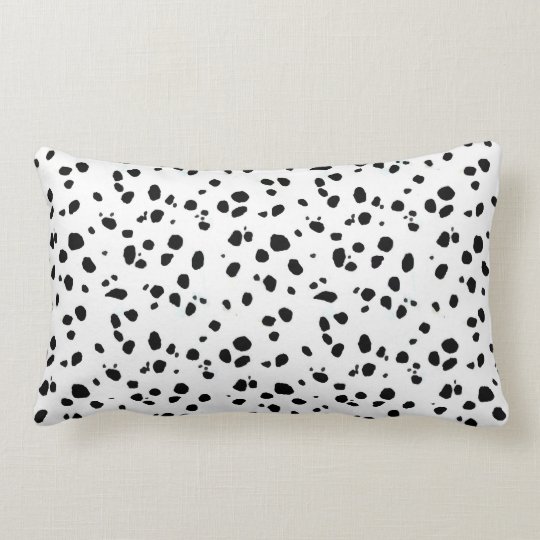 dalmatian print pillow