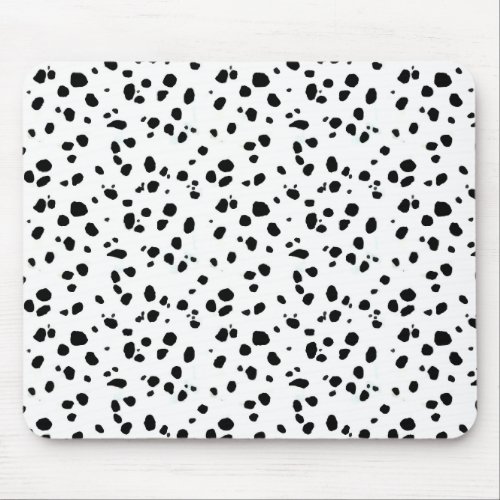 Dalmatian Spots Dalmatian Print Dalmatian Fur Mouse Pad