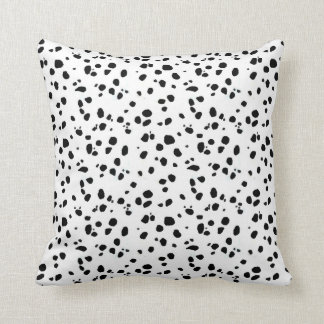 Dalmatian Spots, Dalmatian Print, Dalmatian Fur Throw Pillow