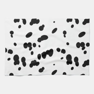 Dalmatian Spots Fun Dog Lover Kitchen Towel