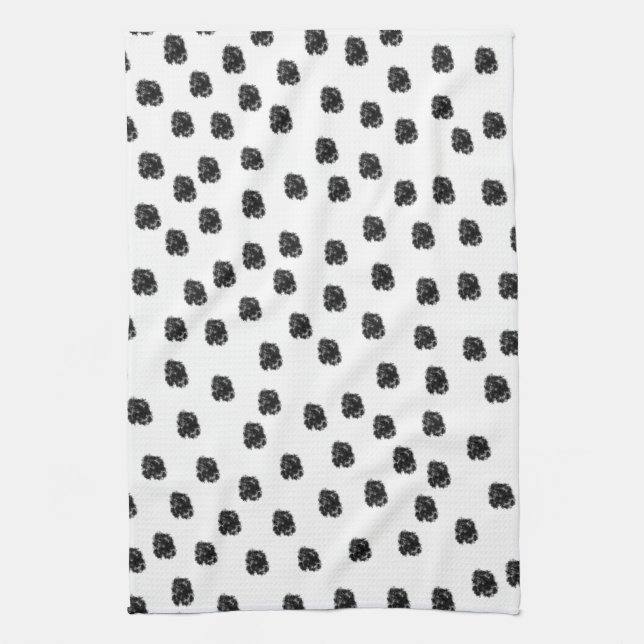 Dalmatian Spots Kitchen Towel (Vertical)