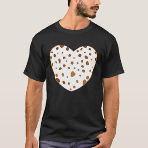 Dalmatian Spotted Heart Nice Graphic for T-Shirt