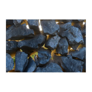 Dalmatian Stone Wall Texture Acrylic Print