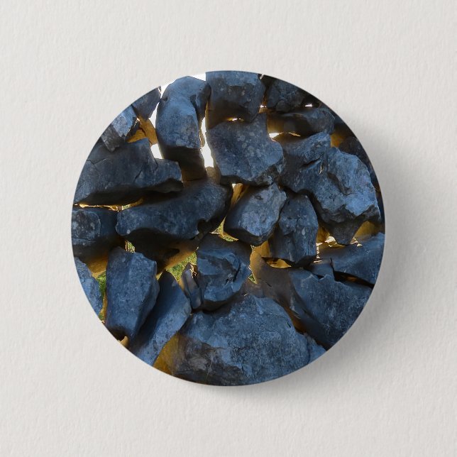 Dalmatian Stone Wall Texture Button (Front)